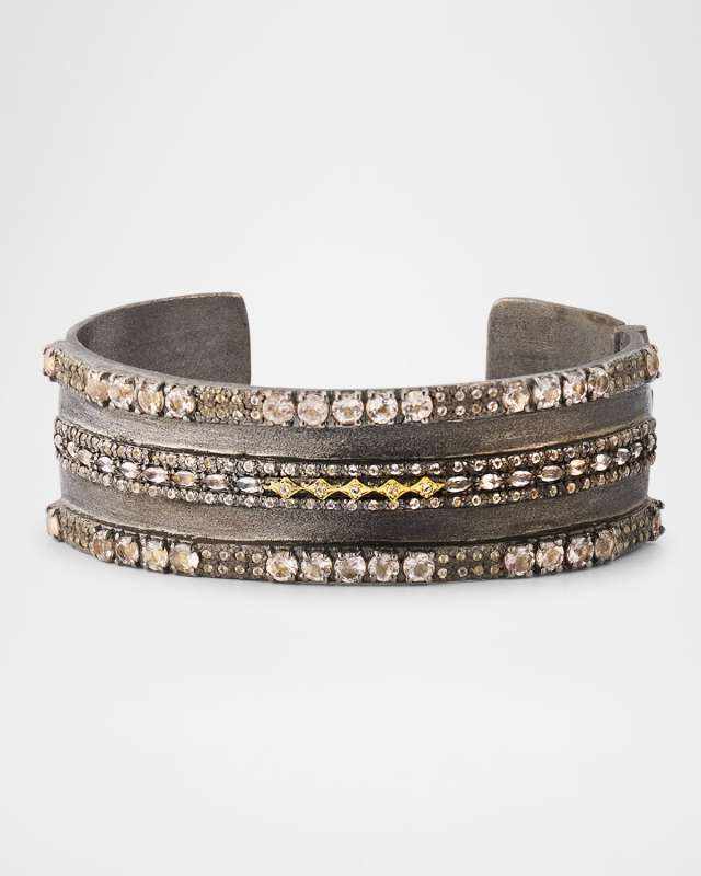 Morganite Cuff Bracelet